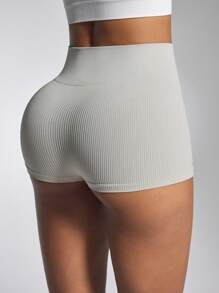 Gameset SHEIN Sport Set de 6 pantalones cortos deportivos para mujer, shorts ultra cortos sexy, tejidos con alta elasticidad y comodidad - Multicolor - Ver 4