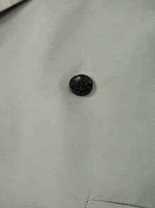 Manfinity Homme Men's Summer Simple Double-Breasted Vest And Suit Pants Set - Green - View 6