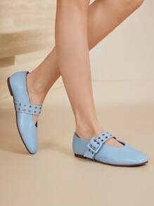 MOTF PREMIUM VINTAGE EYELET GROMMET FLATS, ALL SEASON, AUTUMN/WINTER
