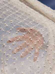 SHEIN BAE Women's Summer Resort Beach Wedding Season Bohemia Off-The-Shoulder Linen Hollow Metal Decoration Streamer Halter Neck Maxi Dress, Wedding Guest Dress Women,Boho Women Clothing,Brunch Outfits For Women,Concert Outfits For Women