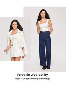 LUVLETTE High-Waist Tummy Control Shapewear Biker Shorts