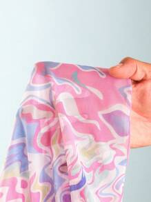 3-Piece Girls Cute Criss-Cross Swimsuit Set (Print Random) - Multicolor - View 6