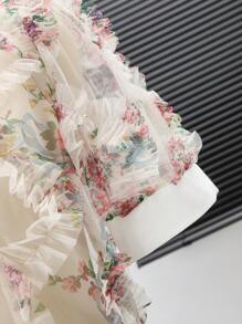 Chiquease Blusa de mujer con estampado floral colorido 3D, surtido de estampados