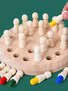 Wooden Memory Match Stick Game: A Logic Game Challenge - The Perfect Combination Of Interaction And Fun! Suitable For Family Gatherings And Parties - Multicolor - View 7