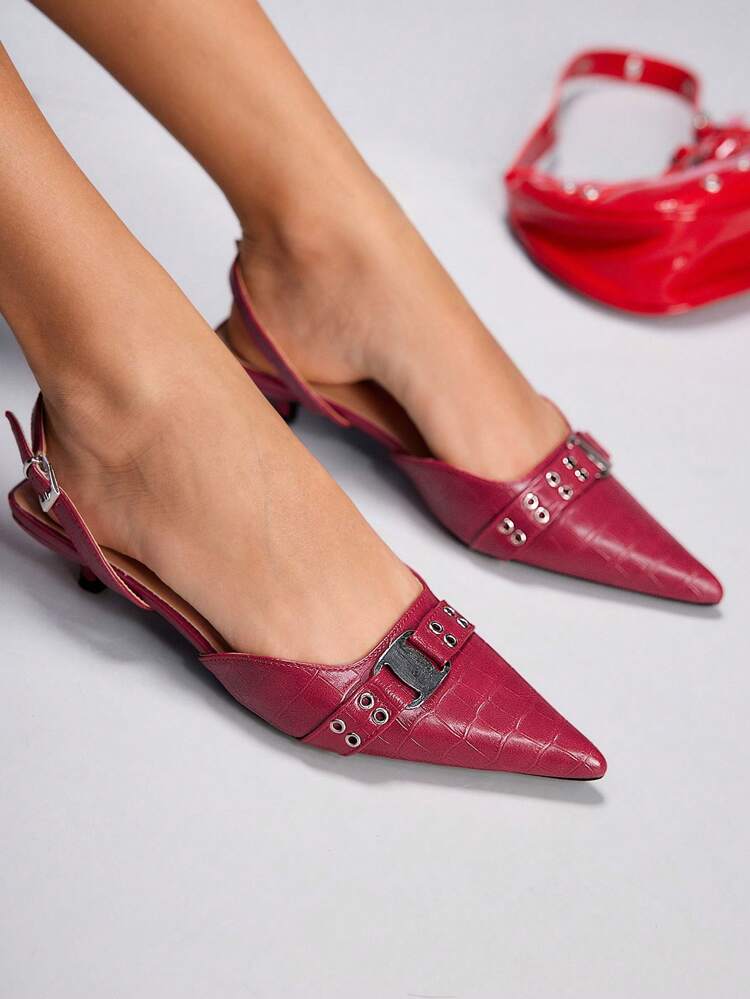 CUCCOO GRLICON Women's Y2K Punk Style High Heel Pumps, Suitable For Motorcycle, Cool Girl, Halloween, Christmas, Party Outfits