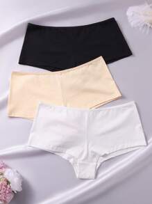 3 件装 女士纯色休闲舒适三角裤