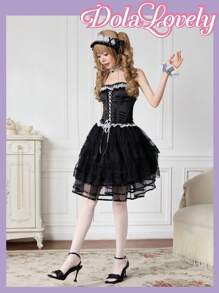 Dola Lovely Women's Round Toe High Heel Fashion Pumps - Black - View 2