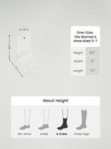 GLOWMODE 3 Pairs Just Relax Ribbed Tube Socks Gym - Multicolor - View 6