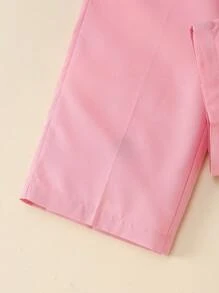 Teen Girl Solid Color Sleeveless Vest Camisole & Long Pants Suit, Spring Formal Set