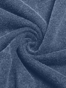 Coolane 预缩水洗棉短袖基本款 T 恤 - 藍色 - 查看 9