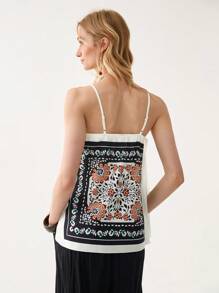 Florisole 女士优雅夏季波西米亚度假风格吊带背心 - 彩色 - 查看 2