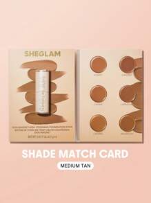 SHEGLAM Skin Magnet Base En Stick De Alta Cobertura-Medium Tan - Medium Tan - Ver 1