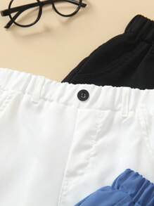 SHEIN 3 件套青少年男孩休闲套装（含短裤）