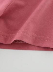 SHEIN Women's Casual Baseball Graphic Letter Slogan Print Basic Short Sleeve T-Shirt, Fashion