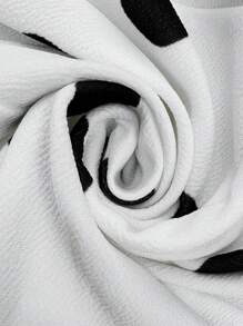 SHEIN Clasi Body elegante bianco da donna con colletto a bavero
