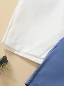 SHEIN 3 件套青少年男孩休闲套装（含短裤）