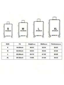 Thicker Luggage Cover Elastic Suitcase Cover Protector Fits 18-32 Inch Suitcase Travel Accessories For School,Office,Household,Travel,Bag,Organizer,Storage,Room Decor , Ramadan Decor, Home Decor, Bathroom Decor - Black - View 3