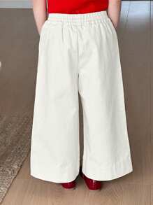 Dazy Kids Young Girls Denim Jeans - White - View 2