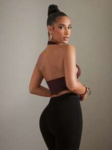 Hauture Women's Sexy Draped Neck Backless Summer Top