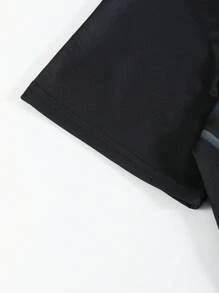 Manfinity Roughcore تي شيرت رجالي قصير الأكمام بياقة مستديرة، أنيق للصيف