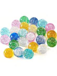 SHEIN 10 Piezas de Pelotas de Rebote Parpadeantes en Colores Vibrantes - Diversión amigable para adolescentes para fiestas, premios y bolsas de regalo, pelotas, premios, recuerdos de fiesta de coser, juguetes de Pascua a granel, recuerdos de fiesta de sirena, recuerdos de fiesta de princesa