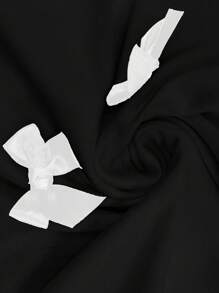 SHEIN Frenchy 大码夏季休闲蝴蝶装饰短袖 T 恤