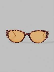 Ontre 女士玳瑁色时尚眼镜，适合日常佩戴 - 彩色 - 查看 2