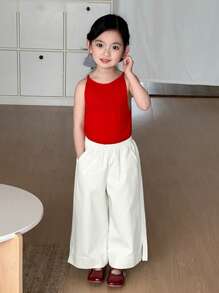 Dazy Kids Young Girls Denim Jeans - White - View 5