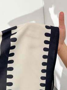 Firerie 大码女式花卉印花高腰半身裙，褶皱 A 字形，松紧腰带，有口袋，适合秋季和返校季