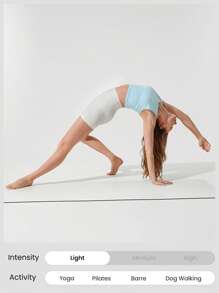 GLOWMODE FeatherFit™ Longline U Back Sports Bra Tank Top Low Impact Yoga Daily Gym Fall Winter