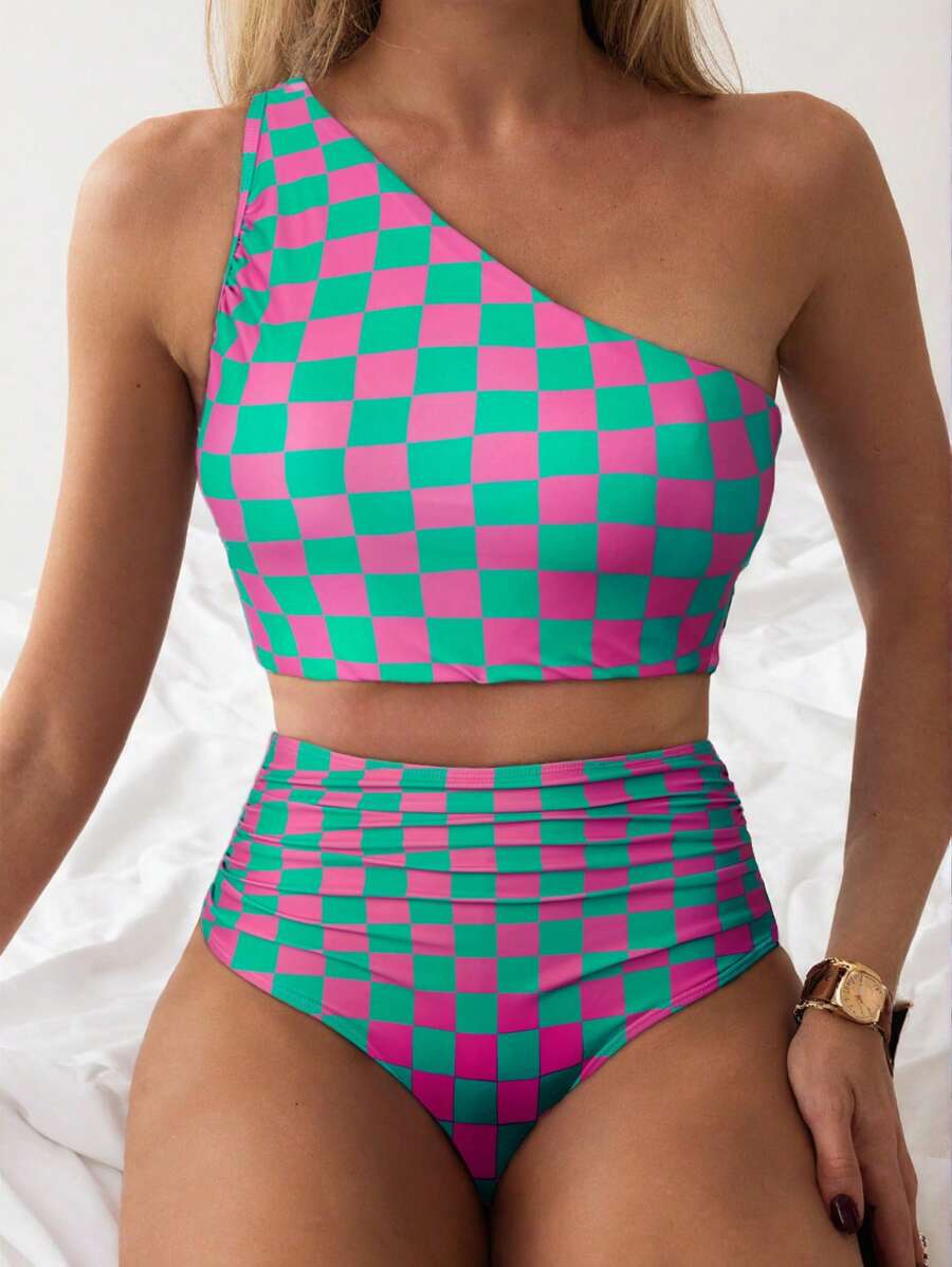 Swim Lushoire Springbreak 女士两件套泳衣套装(随机印花) - 彩色 - 查看 1