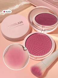 SHEGLAM Divine Flush Matte Blush-Alice Blush Powder Highly Pigmented Non-Fading Long Lasting Glowing Lightweight Natural Blush Face Makeup Rare Brand Beauty Makeup Face Paint Cosmetic For Women Girls Perfect For Winter Ideal For Y2K Fancy Fashion Suitable For Birthday Gift Party Ready Best Color