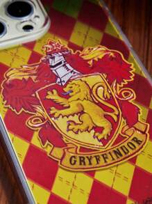 HARRY POTTER X SHEIN 格兰芬多印花镜面手机壳，兼容 iPhone - 紅色 - 查看 5