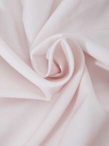 SHEIN Explorewe Vestido de Estilo Vintage Escuro e Elegante com Mangas e Barra Plissadas para Meninas na Pré-Adolescência, Adequado para o Dia a Dia, Trabalho, Festa Familiar, Festivais, Outono e Primavera - Damasco - Visão 6