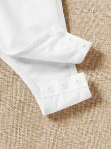 SHEIN EZwear 3pcs/Set Women's Black, White & Pink Tight-Fitting Casual Bodysuit, Suitable For Summer - Multicolor - View 4