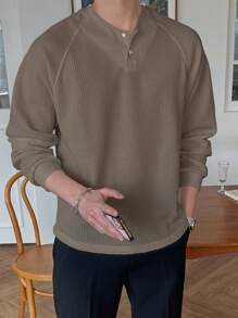 DAZY 男士插肩长袖 T 恤，秋季、冬季返校服装