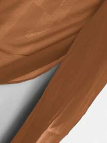 Swim Basics 2 件套女士度假纯色扭腰罩衫和迷你裙 - 彩色 - 查看 3