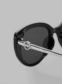 Ontre 女士时尚眼镜，简约实用，多功能 - 黑色 - 查看 3