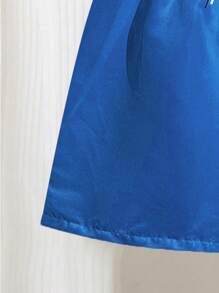 Tween Boys' Drawstring Waist Loose Casual Beach Shorts Summer Holiday - Blue - View 5