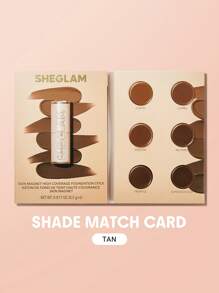 SHEGLAM Skin Magnet High Coverage Foundation Stick-Tan Long-Lasting Poreless Flawless Easy To Use Full Coverage Foundation Stick Sample Non-Fading Sweat-Proof Weightless Cruelty-Free Smooth Natural Skin-Like Finish Breathable Foundation Sample Gentle Formula Foundation Makeup Graduation Birthday Holiday Summer Fall Autumn Y2K Fancy Fashion Women Brand Makeup Cosmetic Beauty Party Beach Travel Camping Outdoors School Campus Trip Festivals Decor Gift Present Rose Girl Cosplay Best Color Charm Vibe