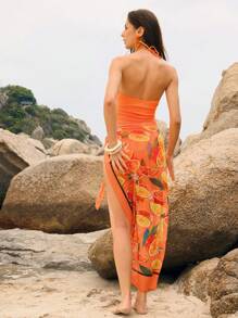 Swim Oasis 1pc Fruit Print One-Piece Swimsuit Set, Summer - Multicolor - View 5