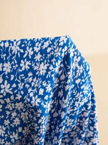 MaterniWear Vestido de verano con tirantes para embarazadas y lactancia con estampado floral