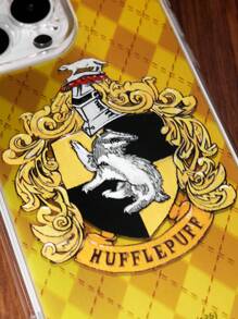 HARRY POTTER X SHEIN Funda para teléfono móvil con estampado de Hogwarts - Amarillo - Ver 5