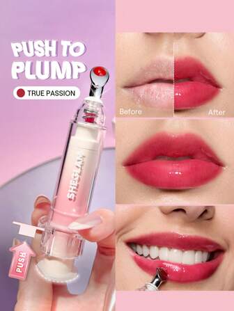 Booster Shine Brillo labial voluminizador-True Passion Graduación Cumpleaños Vacaciones Verano Otoño Y2k Elegante Moda Mujeres Niñas Maquillaje Cosmético Belleza Fiesta Playa Viaje Camping Aire libre Escuela Campus Excursión Festivales Decoración Regalo Presente Rosa Chica Cosplay Mejor Color Encanto Vibra