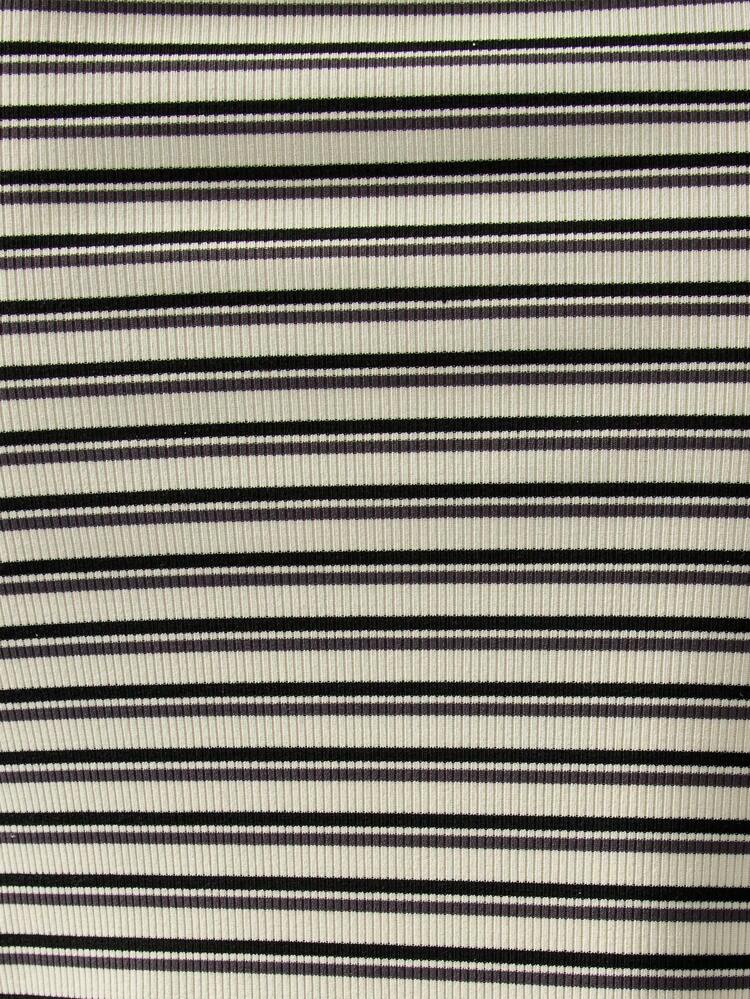 MISSGUIDED Faldas largas casuales acanaladas con rayas