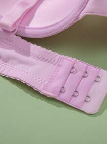 SHEIN 3pcs Set Solid Simplemyld Push Up Wireless Bras For Women - Multicolor - View 6