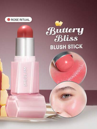 Buttery Bliss Blush En Stick-Rose Ritual Rare,Rouge Marque Beauté Visage Maquillage CosméTique Pour Femmes Filles Parfait Pour Hiver IdéAl Pour Y2K ÉLéGant Mode Adapté Pour Anniversaire Xmas Cadeau FêTe PrêT Meilleure Couleur