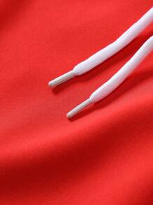 VENTUSAIL Men's Summer Floral Print Short Sleeve Shirt And Shorts Set, Vacation Wear, Cozy Outfits - Red and White - View 6