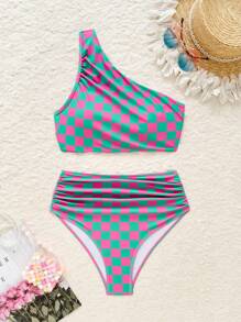 Swim Lushoire Springbreak 女士两件套泳衣套装（随机印花） - 彩色 - 查看 4