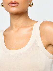 AiiRZ Ribbed Crop Tank Top Sleeveless Basic Workout Athletic Fitted Summer Yoga Running Racerback Sport Gym Activewear Performance